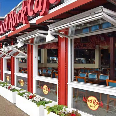 Vertikales Aluminium-Zweifachfenster hohe Energieeffizienz mit angepasstem Glas und Rahmen