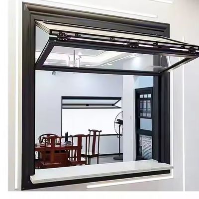 Faltfenster aus Aluminium im modernen Stil mit isoliertem gehärtetem Glas und individueller Glasdicke