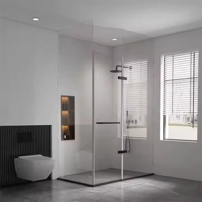 Wasserdicht, leicht zu reinigen, Glas-Dusche-Schirm-Tür mit schmalem Rahmen