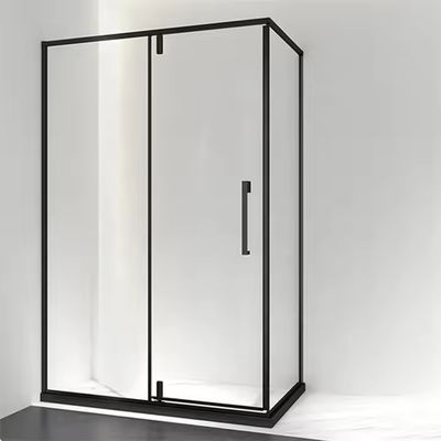 Badezimmer gehärtetes Glas Dusche Tür Dusche Trennwand mit schlankem Rahmen Stil