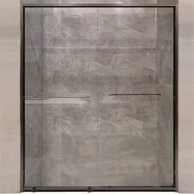 Rahmloses Design Einfache Installation 8mm Doppelglas Schiebetür