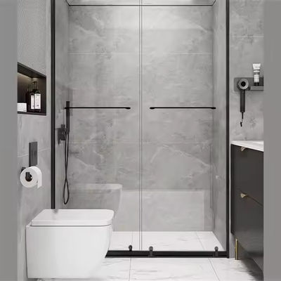 Rahmloses Design Einfache Installation 8mm Doppelglas Schiebetür