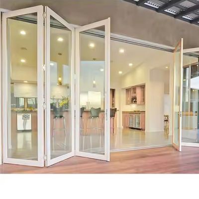 Schwerlastweiße Aluminium-Glas-Zweifach-Patio-Schiebetür