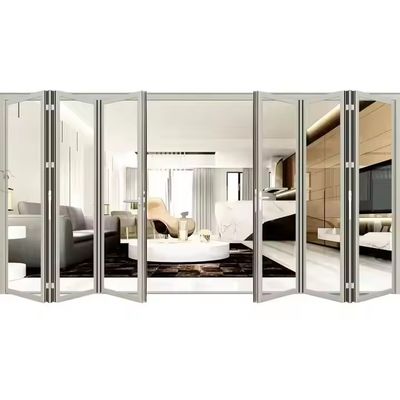 Schwerlastweiße Aluminium-Glas-Zweifach-Patio-Schiebetür