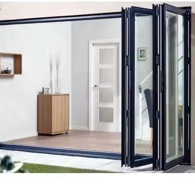 Aluminium Schall- und wasserdichte Isolierte Bi Klapptür Glas Trenntür