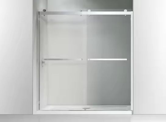 Aluminium-Innenraum Badezimmertür-Gehäuse Aluminium-Dusch-Schnitt mit gehärtetem Glas