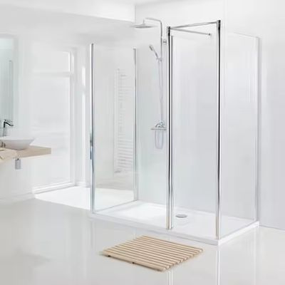 Innere Glastrenntür mit 1,4 mm Profildicke Frostglas und 50 Jahre Lebensdauer