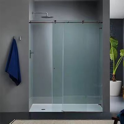 Innere Glastrenntür mit 1,4 mm Profildicke Frostglas und 50 Jahre Lebensdauer