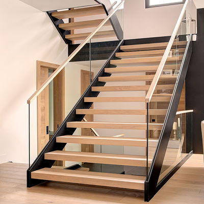 Aluminium U-Profil Kanal Glas Klemme Treppen Handlauf Geländer mit oberem Schienenrahmen