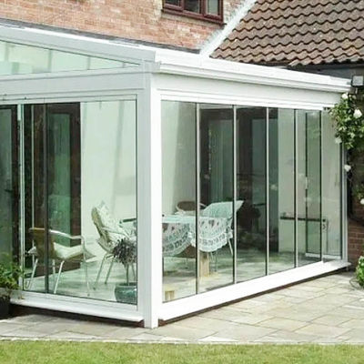 Anpassbare Aluminium-Falttür mit 6063-T5 Profilmaterial und 12 mm gehärtetem Glas