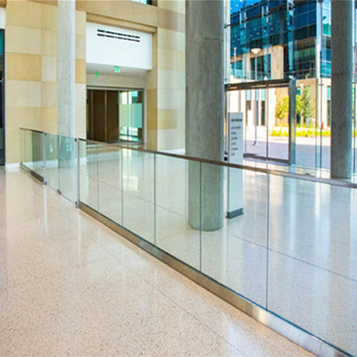 Glasbalustraden-Handgleis-Gittersystem mit 12 Aluminium-U-Kanal-Profil