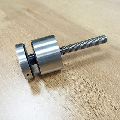 Verstellbares Gläsergeländesystem aus Edelstahl 304/316 mit 30 mm/42,4 mm Durchmesser für 8-12 mm Glas