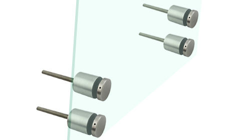 Edelstahl Abstandshalter Halterung Panel Schrauben Hardware für Außentreppen Balkon