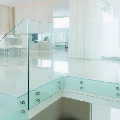 Verstellbarer Edelstahl-Rahmenlosen Wandmontage Glasgeländer Festung Standoff-Pin