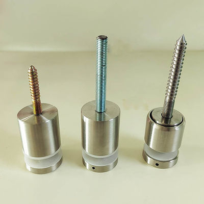 Verstellbarer Edelstahl-Rahmenlosen Wandmontage Glasgeländer Festung Standoff-Pin