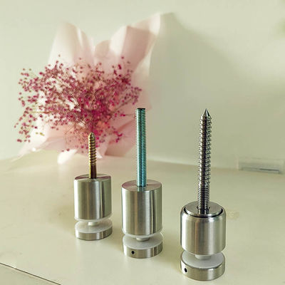 Verstellbarer Edelstahl-Rahmenlosen Wandmontage Glasgeländer Festung Standoff-Pin