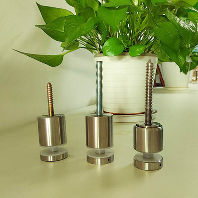 Verstellbarer Edelstahl-Rahmenlosen Wandmontage Glasgeländer Festung Standoff-Pin