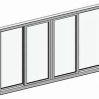 Isolationsart Doppelverglasung gehärtetes Glas Schiebefenster für Wind-Regen-Leistung