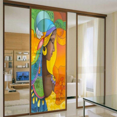 Winddichte Aluminiumprofile Schiebetür Glasart Gehärtetes Glas für Türen aus Edelstahl