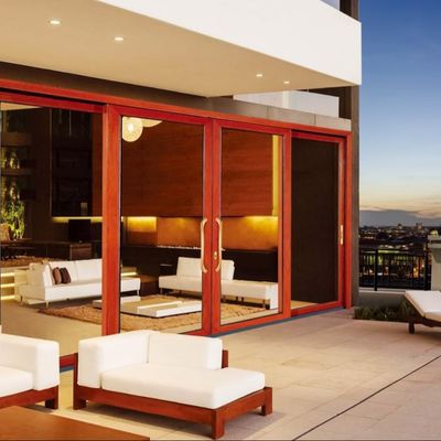 Leistungsstarke, langlebige große Glasschiebetür für eine lange Lebensdauer von 50 Jahren