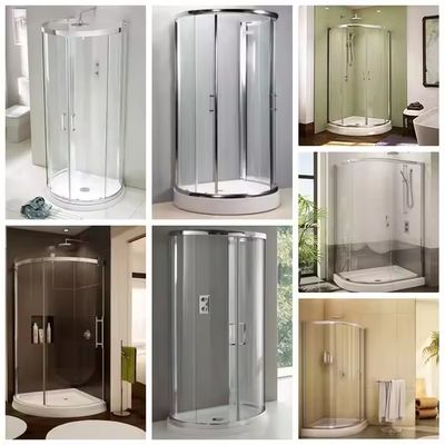 Hotel angepasst Schiebeglas Dusche Kabine Dusche Gehäuse Schiebetür