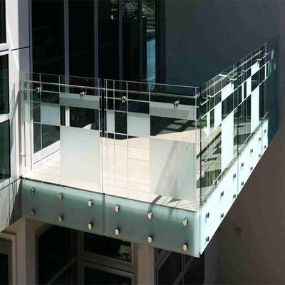 304 Edelstahl Glas Geländer Abstandshalter Klemmen für 8-12mm Glas